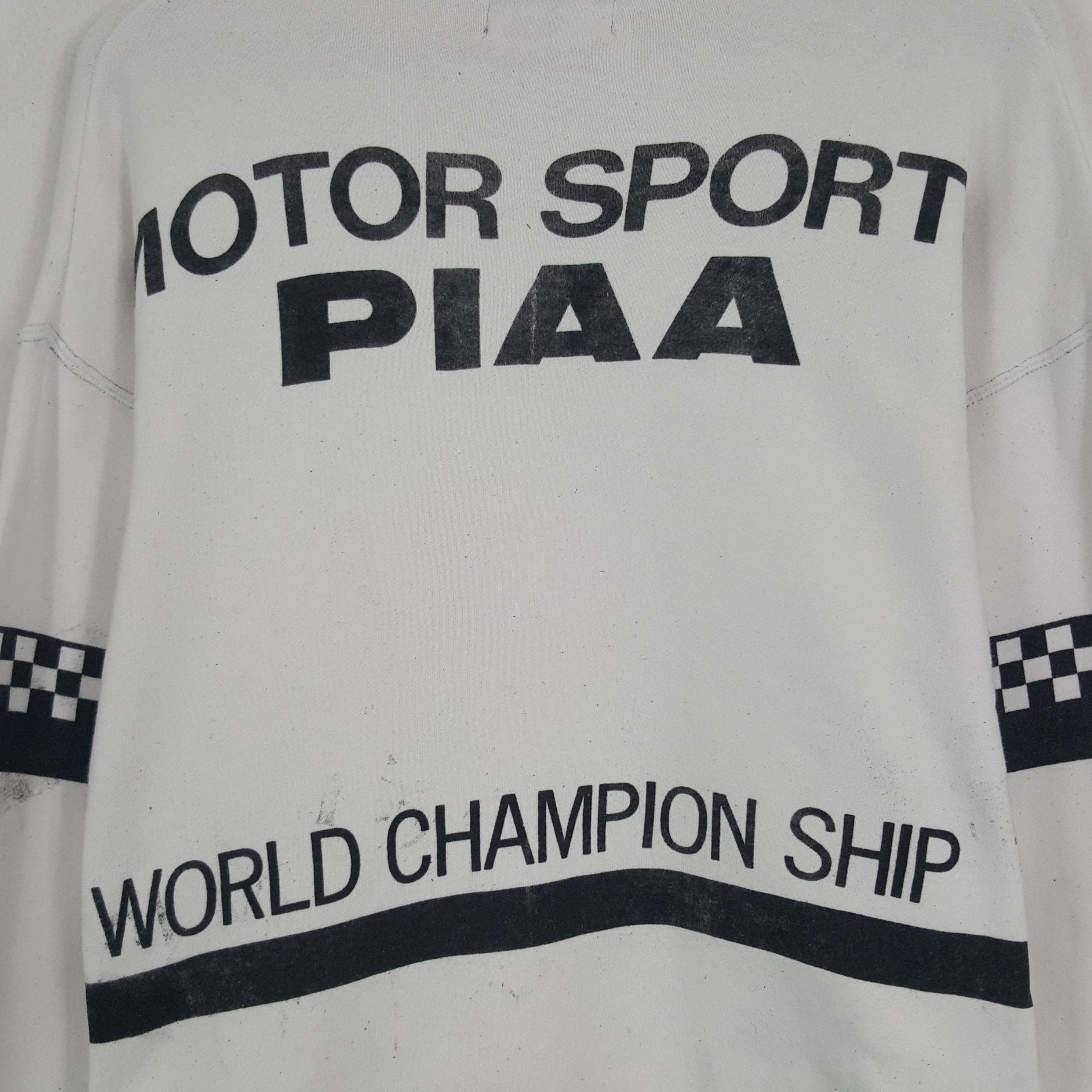 Vintage Vintage Motosport PIAA Racing Sport Sweatshirt Size US L / EU 52-54 / 3 - 4 Thumbnail