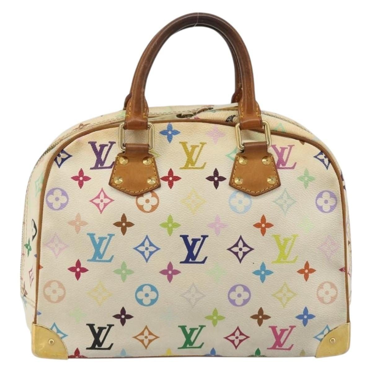 Louis Vuitton Louis Vuitton Monogram Multicolor Trouville Handbag White Size ONE SIZE - 1 Thumbnail