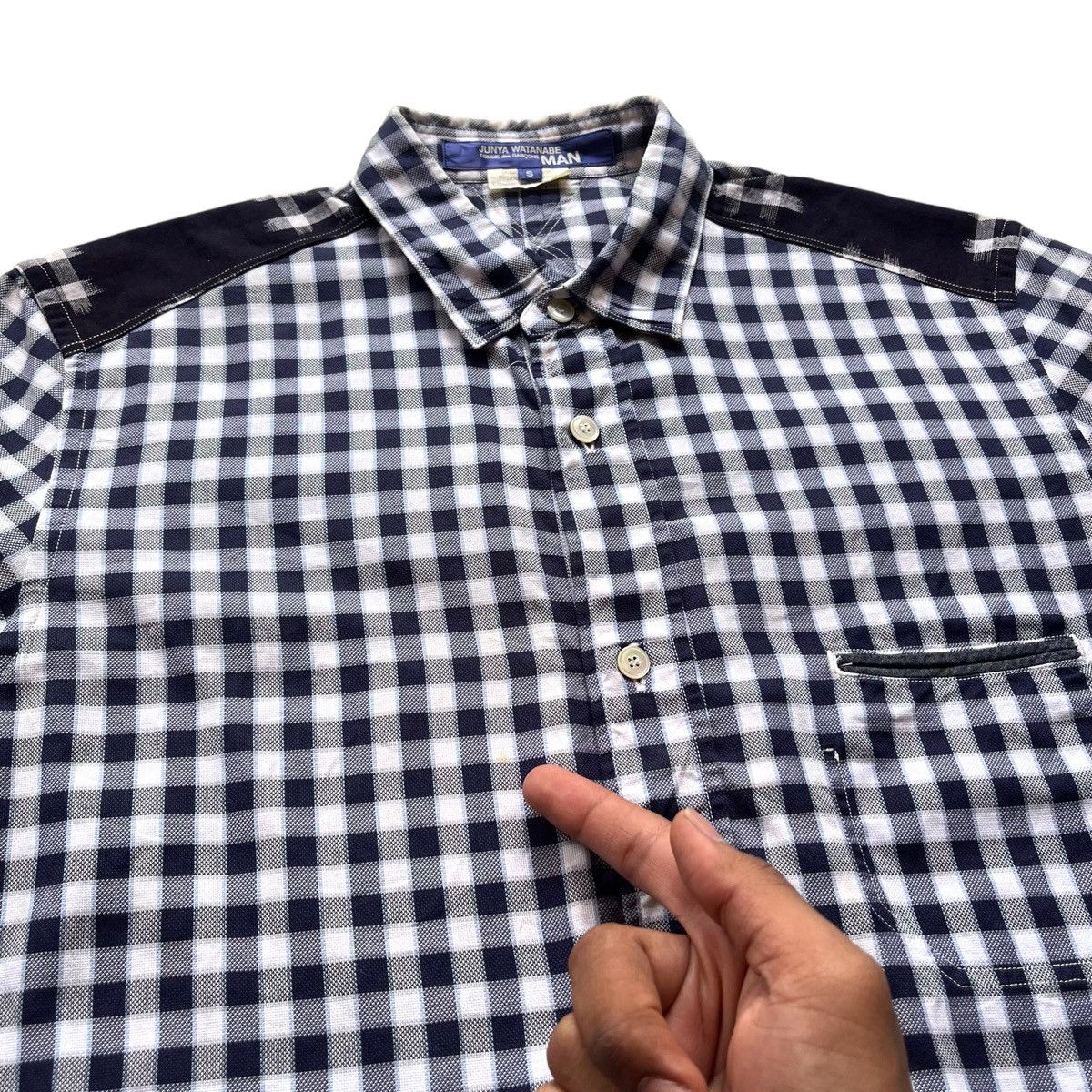 Comme des Garcons × Comme des Garcons Homme × Junya Watanabe 🇯🇵 SS15 Junya Watanabe Comme des Garcons Man Plaid Shirt Size US M / EU 48-50 / 2 - 14 Thumbnail