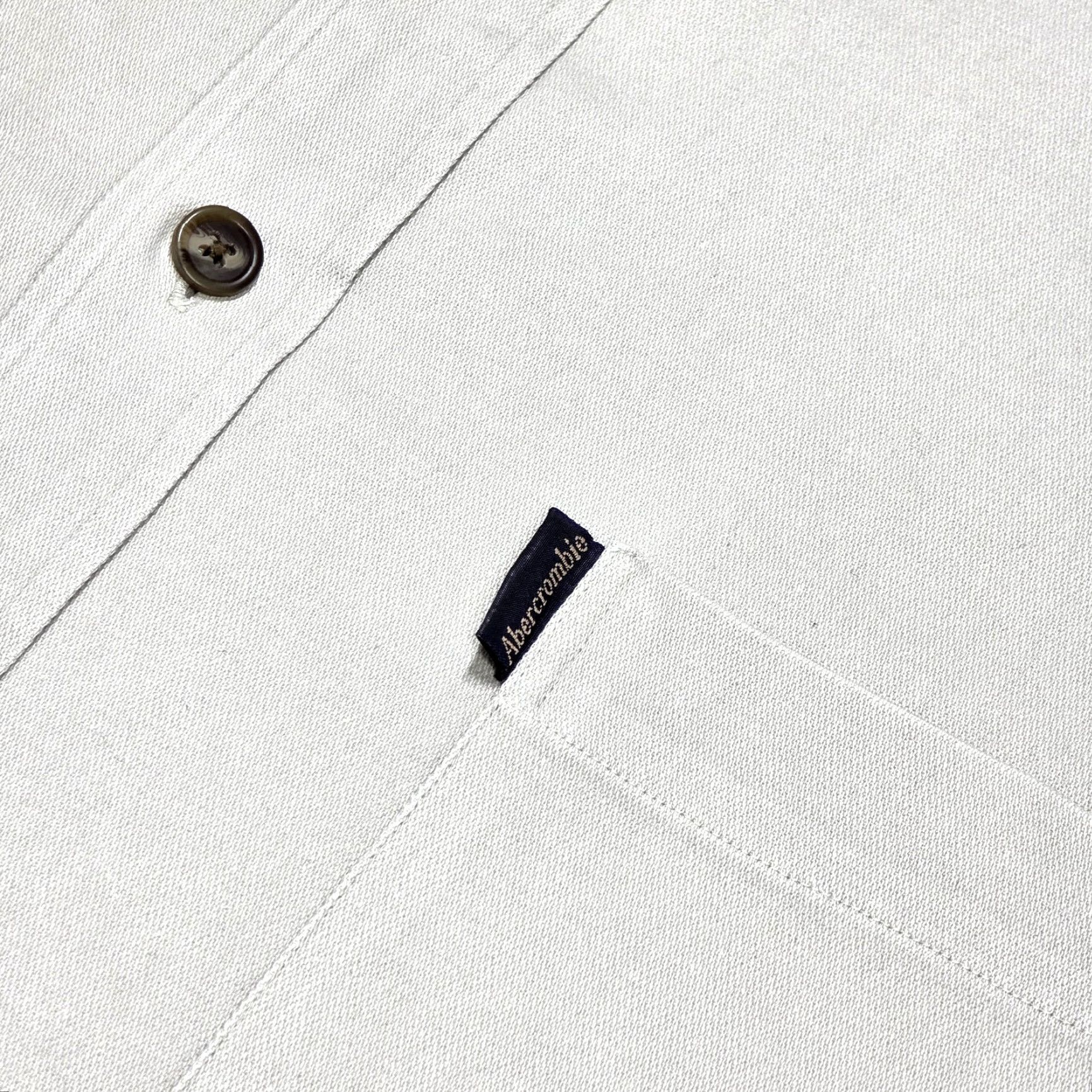 Abercrombie & Fitch VINTAGE Abercrombie & Fitch Button-Up The Big Shirt Solid Gray Long Sleeve XL Heavy Oversized Mens Shirt 90s Preppy Outdoor Hiking Size US XL / EU 56 / 4 - 6 Thumbnail