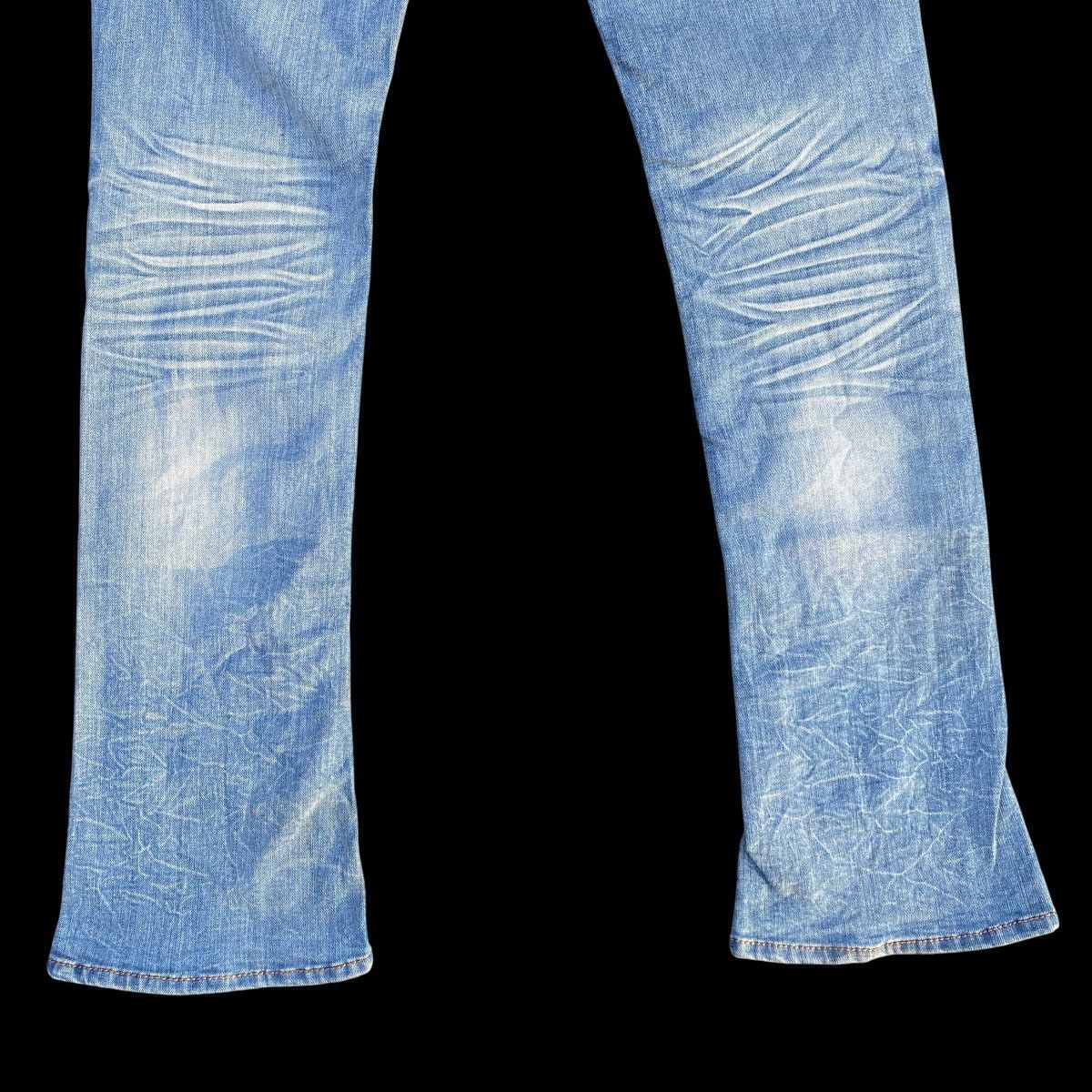 If Six Was Nine × Japanese Brand Flare Nicole Club For Men Blue Stone Zip Denim Jeans Size US 32 / EU 48 - 10 Thumbnail