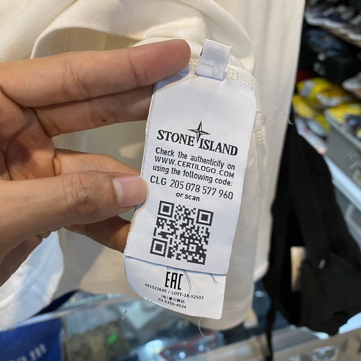 Stone Island Stone Island Pocket Long Sleeve T-Shirt - S Fit M Size US M / EU 48-50 / 2 - 11 Thumbnail