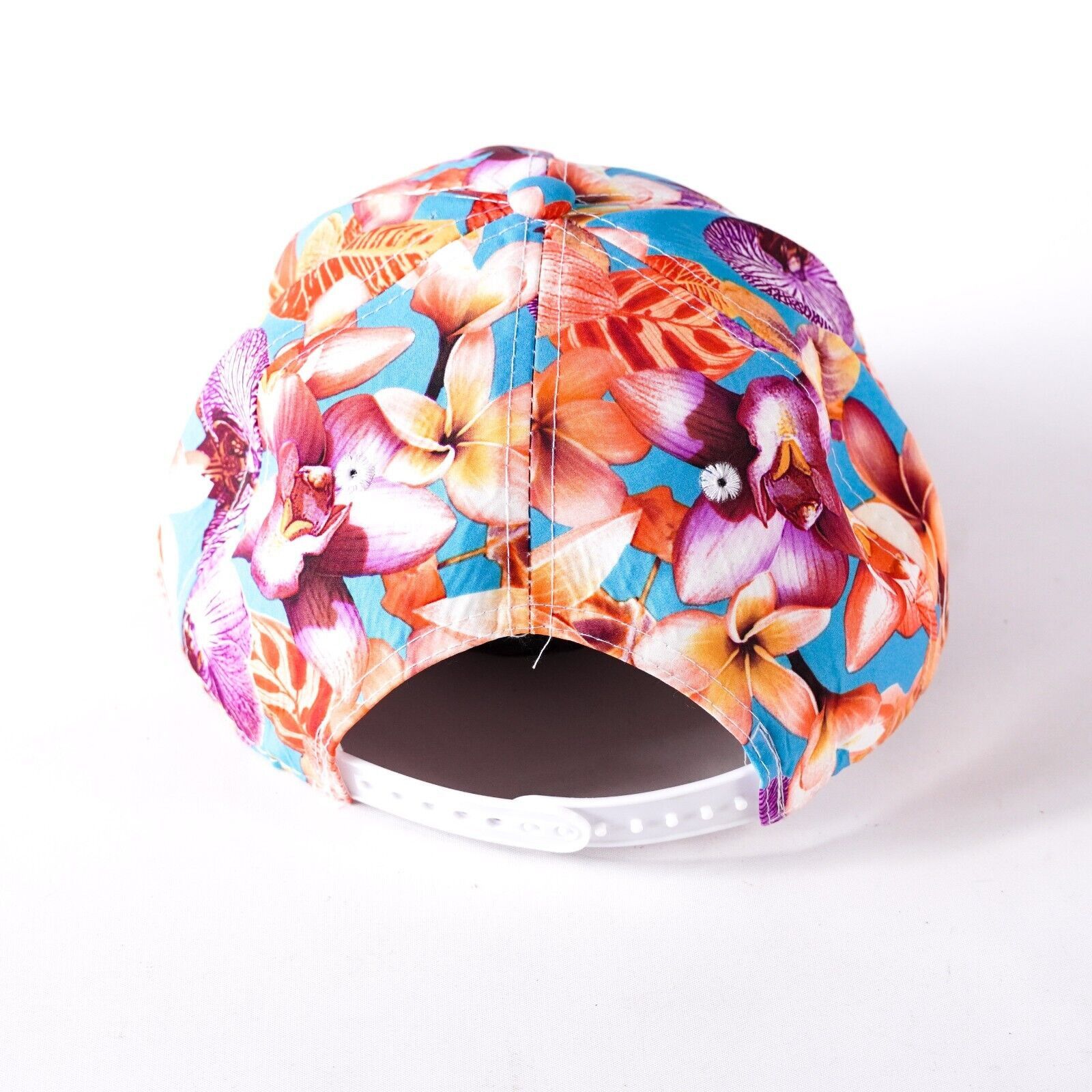 Other Tropical Las Vegas Nevada Floral Baseball Hat Visor Cap Blue Size ONE SIZE - 3 Thumbnail