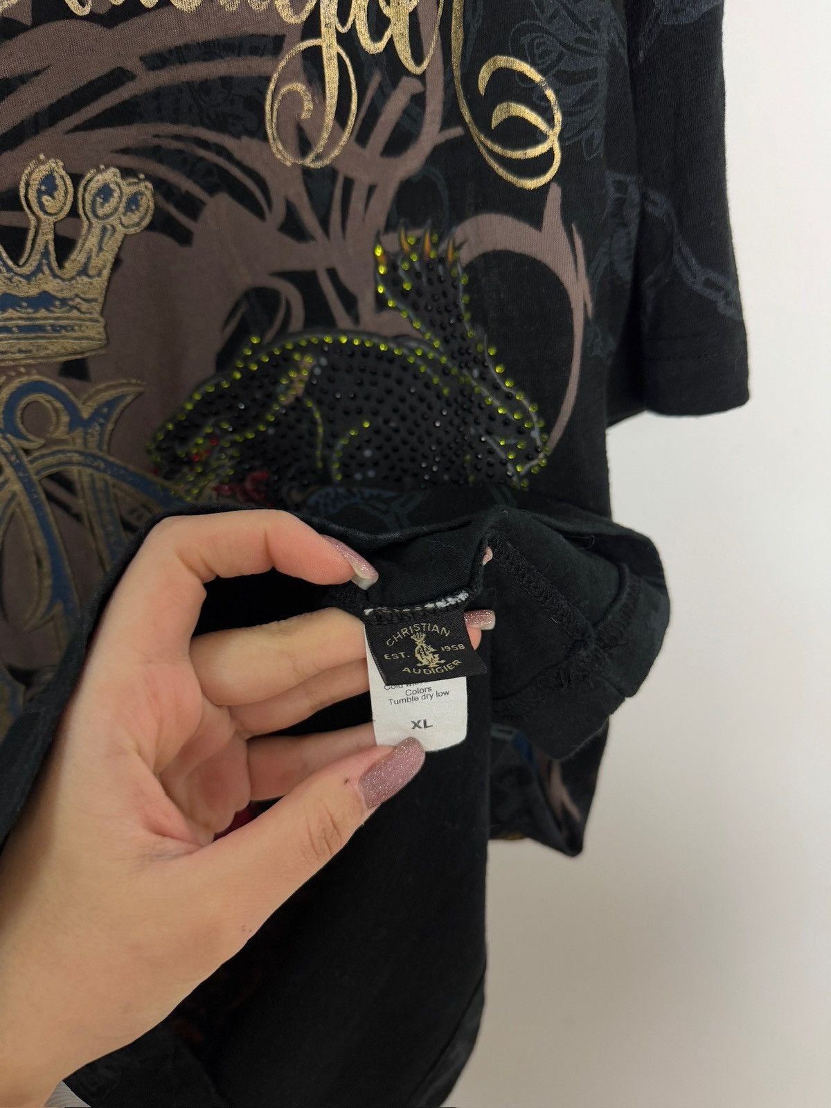 Christian Audigier × Ed Hardy Christian Audigier T-Shirt like Ed Hard Size US XL / EU 56 / 4 - 9 Thumbnail