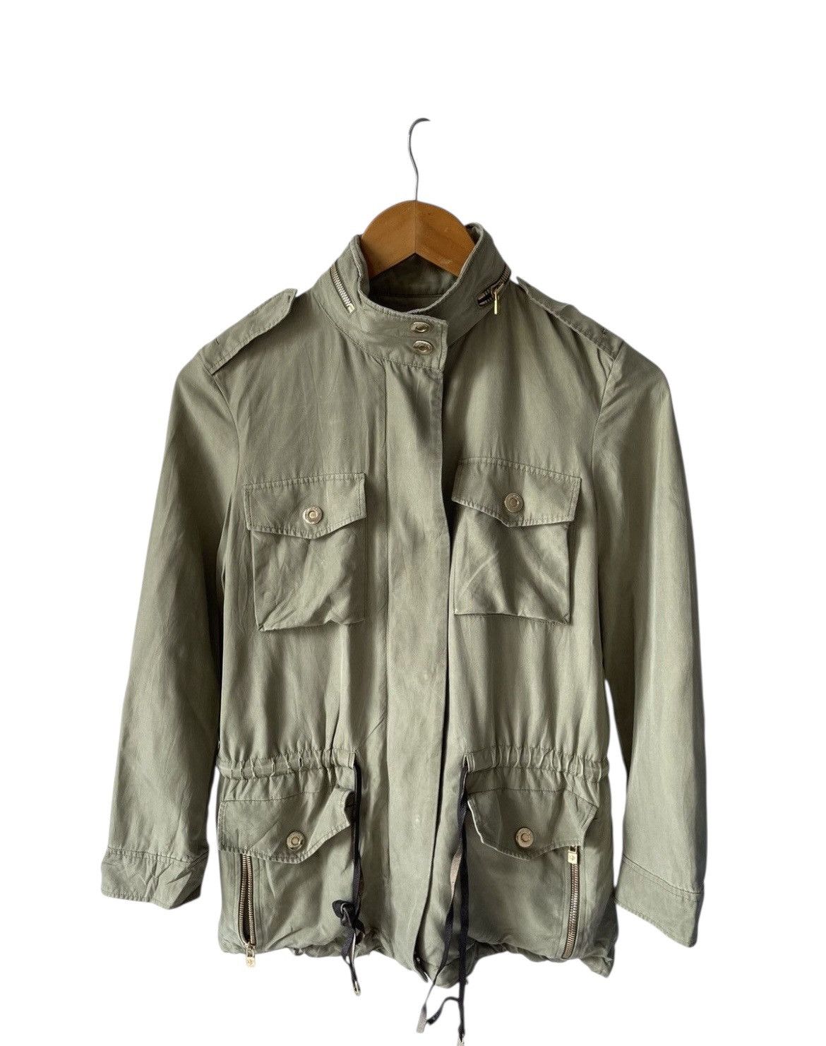 Loro Piana Loro Piana Jacket Green Army Size S / US 4 / IT 40 - 1 Thumbnail