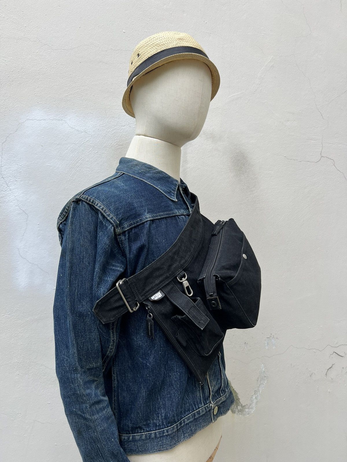 Designer Artisan & Artist Japan Denim Chest bag Size ONE SIZE - 5 Thumbnail