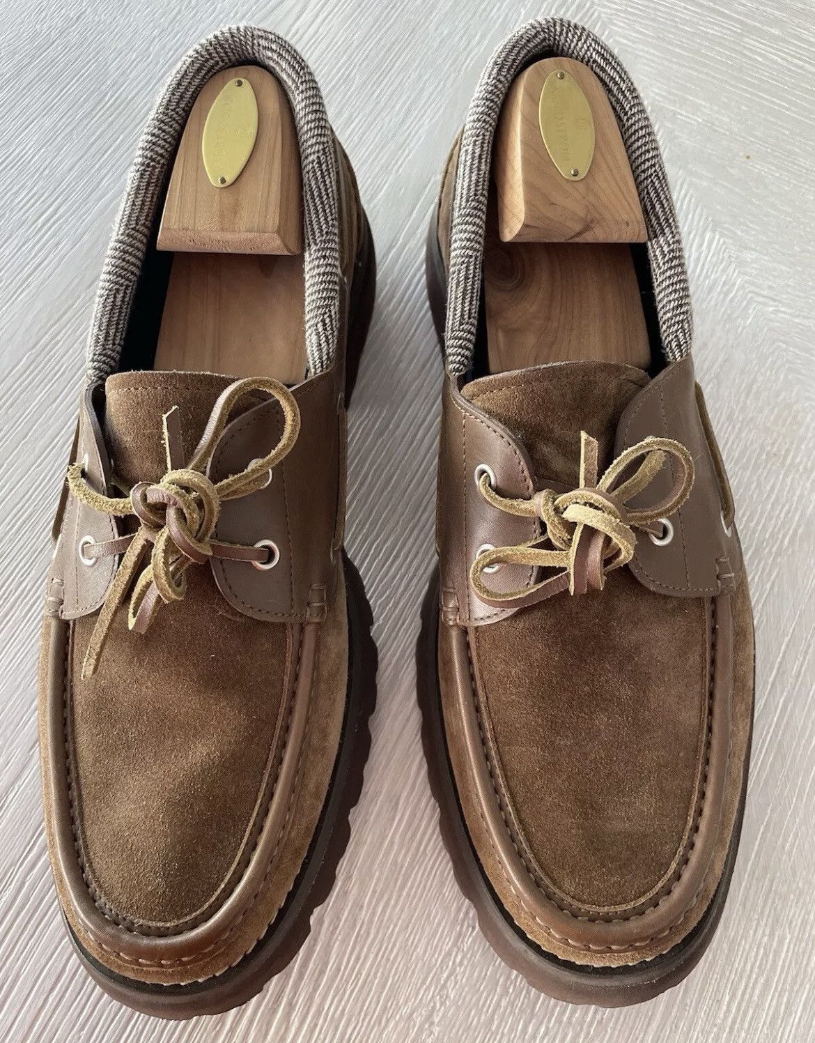 Salvatore Ferragamo Salvatore Ferragamo Boat Shoes Size US 12 / EU 45 - 1 Thumbnail