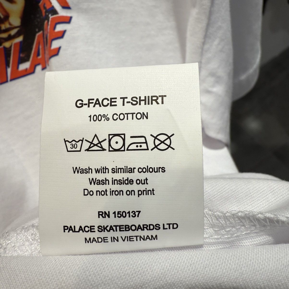 Palace Palace G-Face Tee White Size US S / EU 44-46 / 1 - 4 Thumbnail