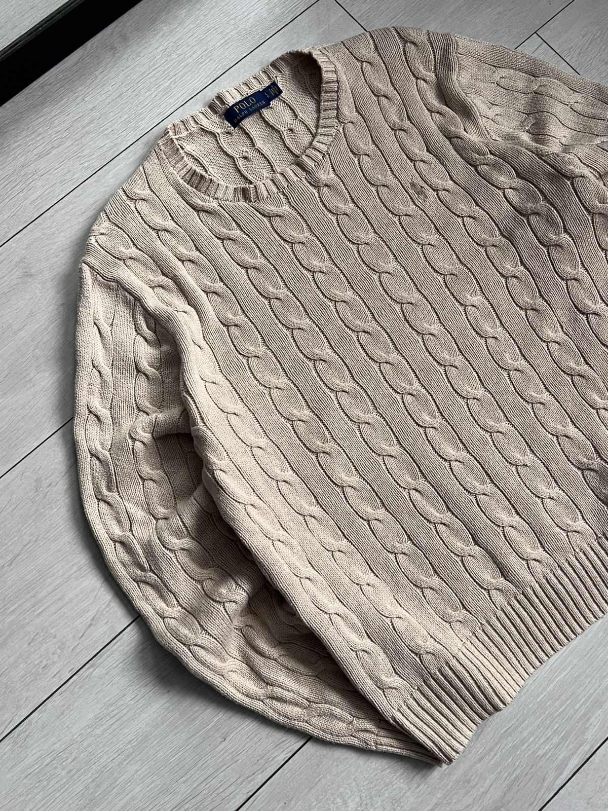 Polo Ralph Lauren Polo Ralph Lauren Cable Knit Sweater Size US L / EU 52-54 / 3 - 4 Thumbnail