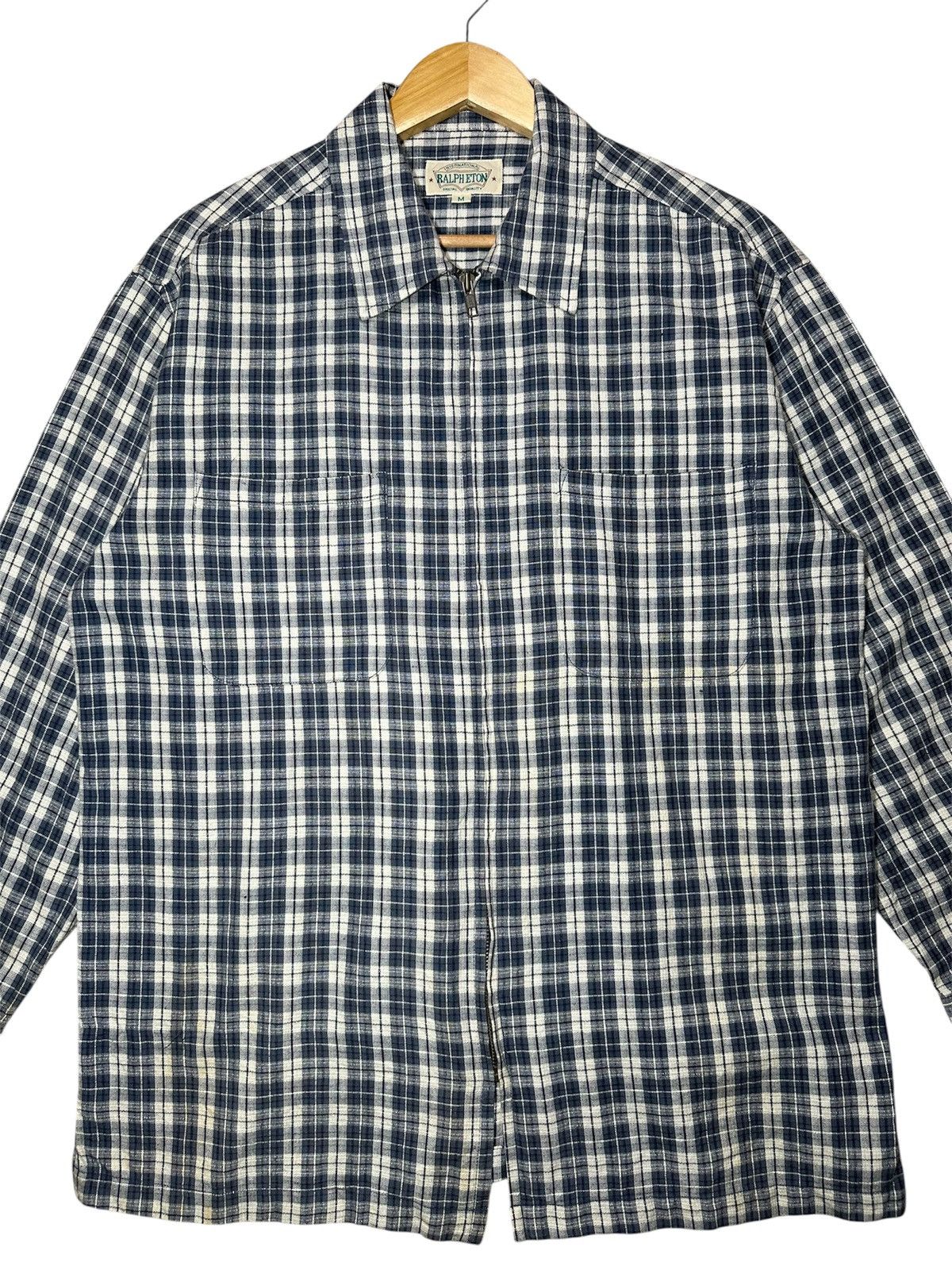 Japanese Brand Ralph Eton Collar shirt Size US XL / EU 56 / 4 - 2 Thumbnail