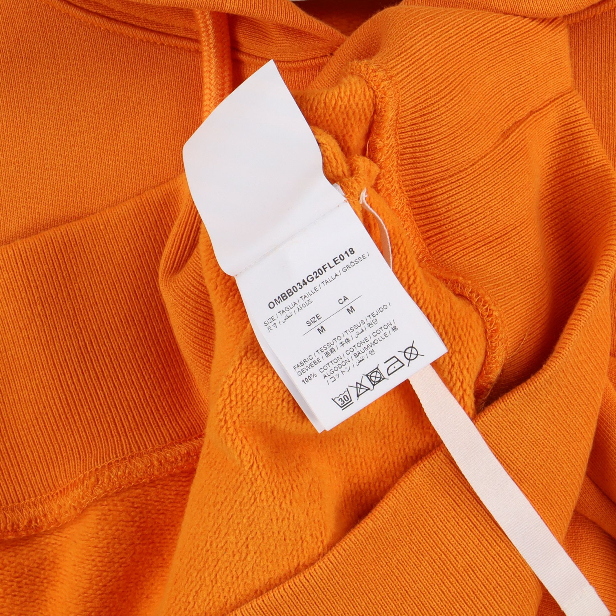 Off-White Orange Tape Arrows Logo Hoodie Size US M / EU 48-50 / 2 - 6 Thumbnail