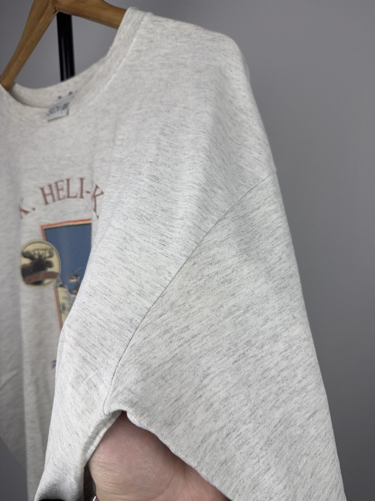 Vintage Vintage 90s Retro Panorama Canada Heli-Ski Graphic T-Shirt Size US L / EU 52-54 / 3 - 11 Thumbnail