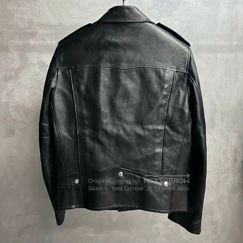 Saint Laurent Paris Saint Laurent Black Leather Moto Jacket. Size US XL / EU 56 / 4 - 2 Thumbnail