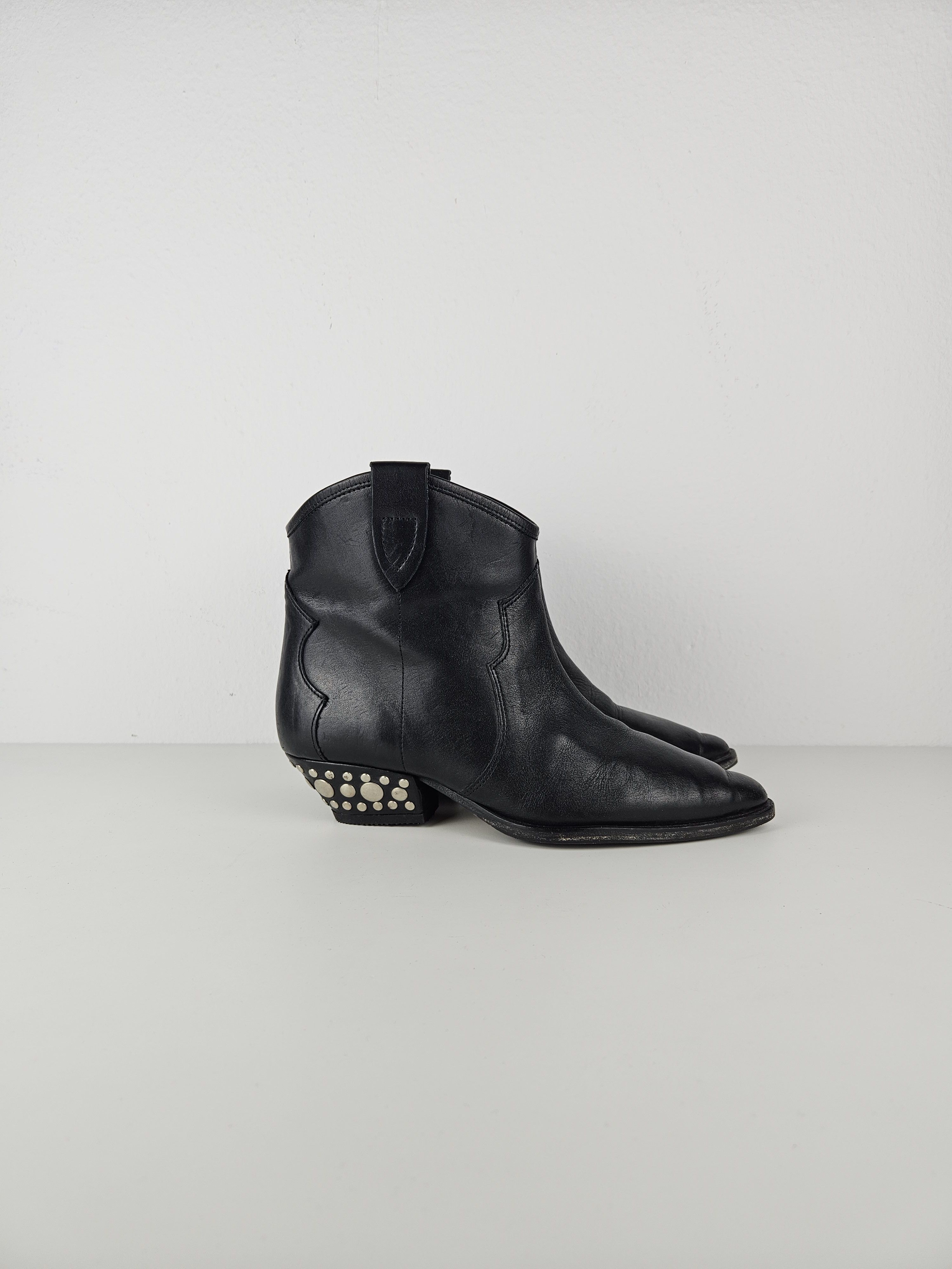 Isabel Marant Isabel Marant leather cuban heel studded cowboy ankle boots Size US 9 / IT 39 - 5 Thumbnail