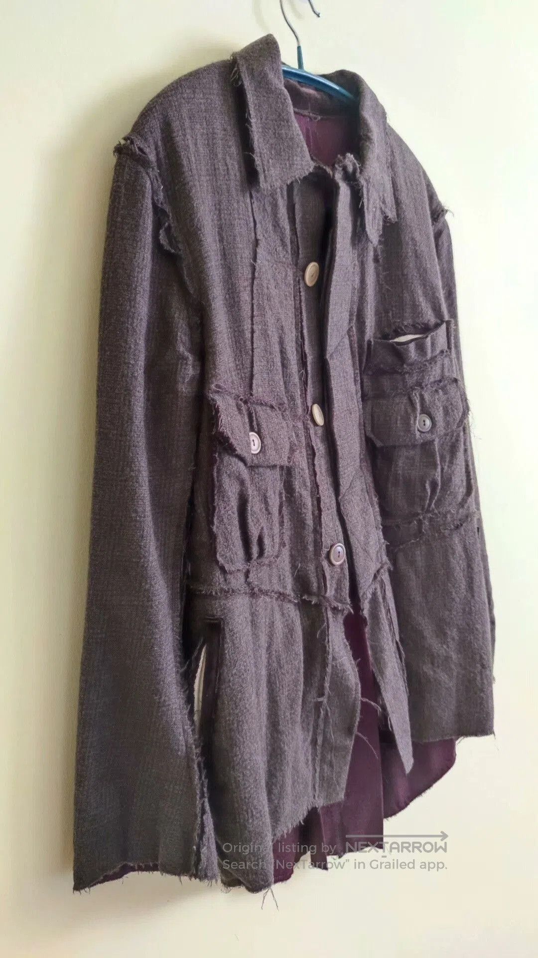 Takahiromiyashita The Soloist. Soloist Luxury Wool Patchwork Jacket. Size US S / EU 44-46 / 1 - 3 Thumbnail