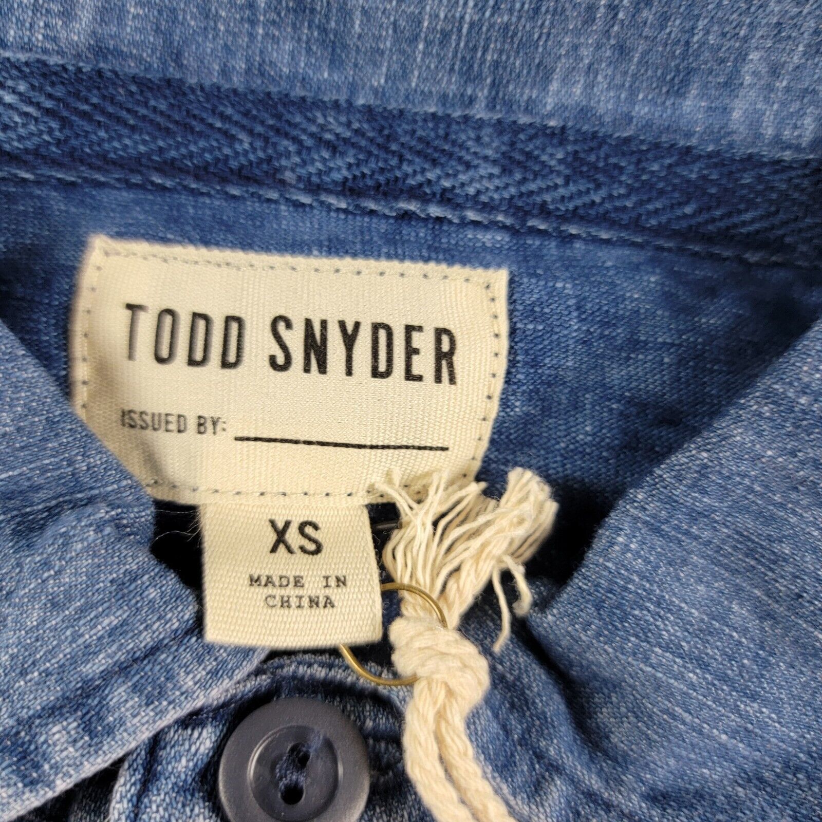 Todd Snyder Todd Snyder Medium Indigo Rugby Polo Shirt Long Sleeve NWT Size US XS / EU 42 / 0 - 9 Thumbnail
