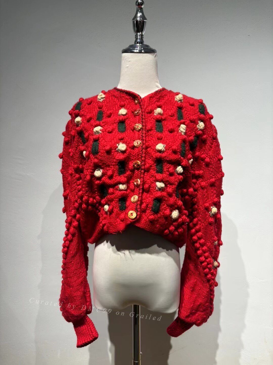 Gil Rodriguez GILCA PUTZ Vintage Hand-Embroidered Sweater Size M / US 6-8 / IT 42-44 - 1 Thumbnail