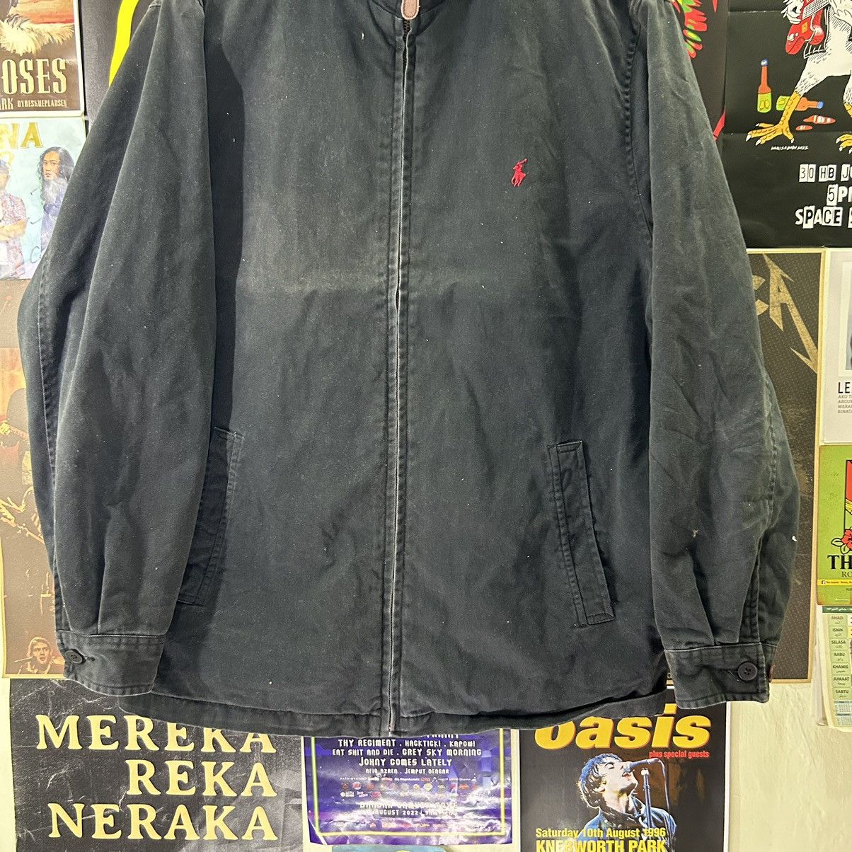Ralph Lauren Vintage Polo Ralph Lauren Dark Blue Checkered Lined Jacket Size US M / EU 48-50 / 2 - 4 Thumbnail