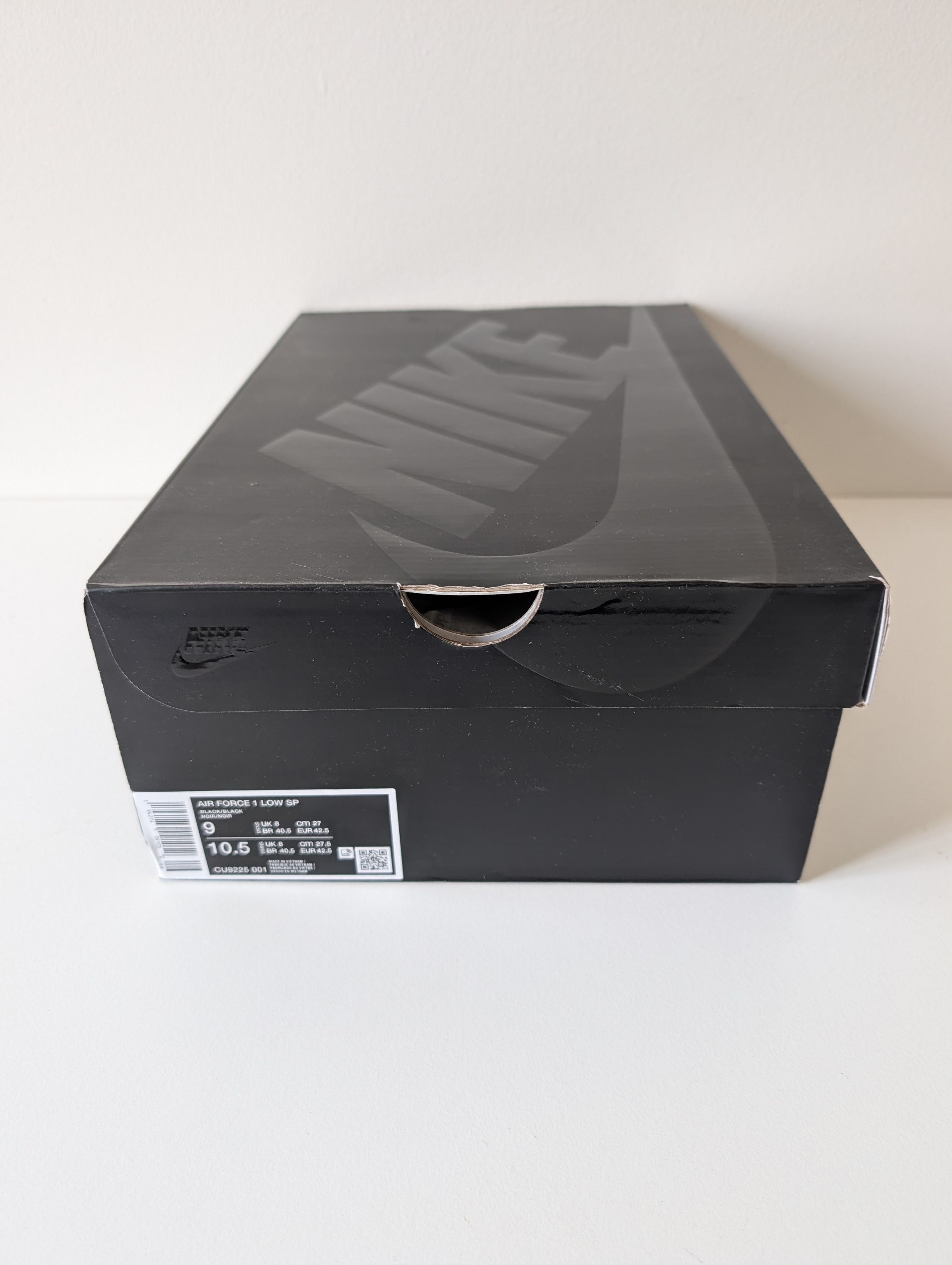 Nike × Supreme Nike Air Force 1 Low X Supreme Black AF1 Size US 9 / EU 42 - 7 Thumbnail
