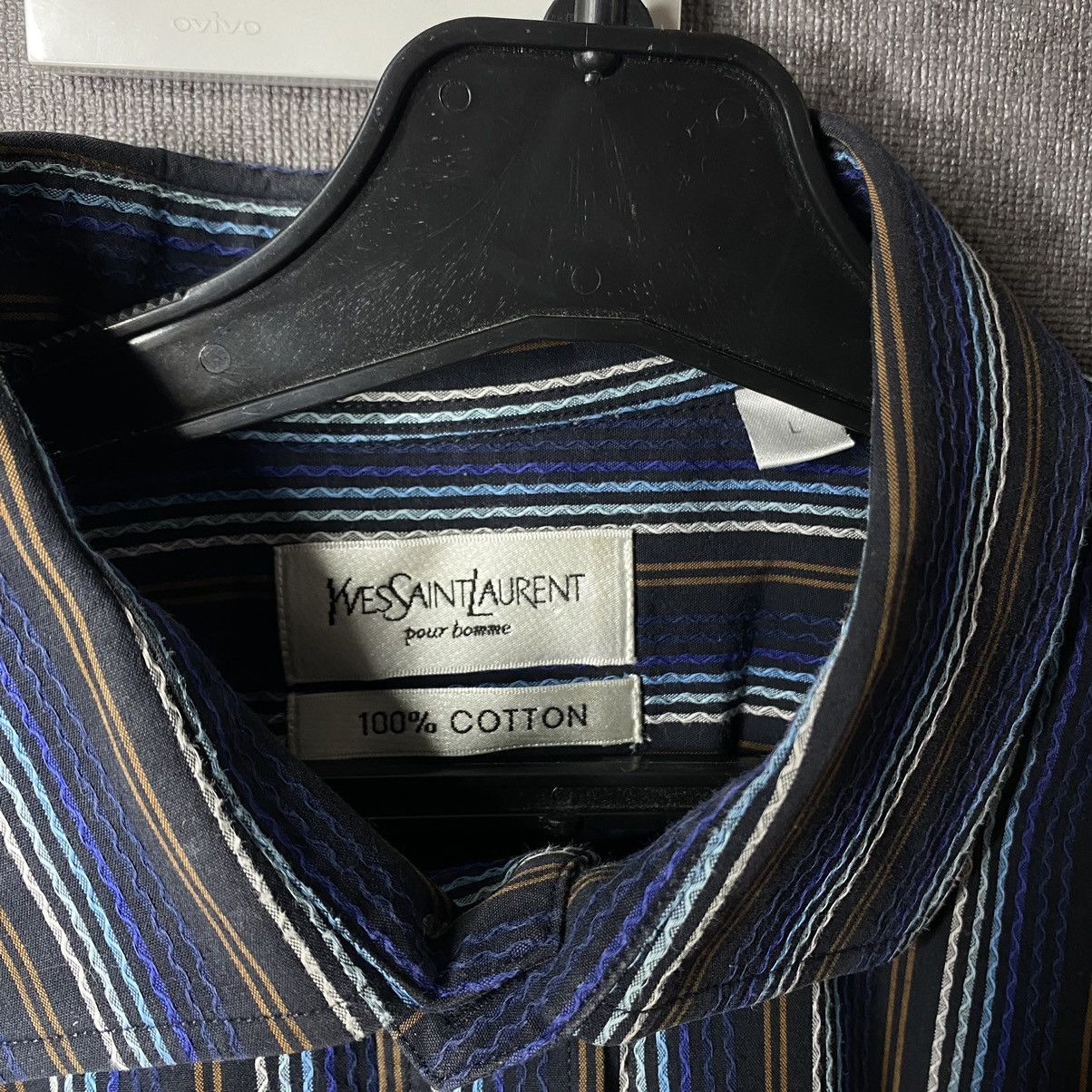 Vintage × Yves Saint Laurent Crazy Vintage YSL shirt Yves Saint Laurent Size US L / EU 52-54 / 3 - 4 Thumbnail