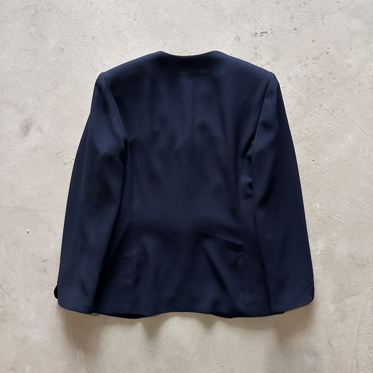 Dior vintage christian dior navy blue blazer Size S / US 4 / IT 40 - 2 Thumbnail