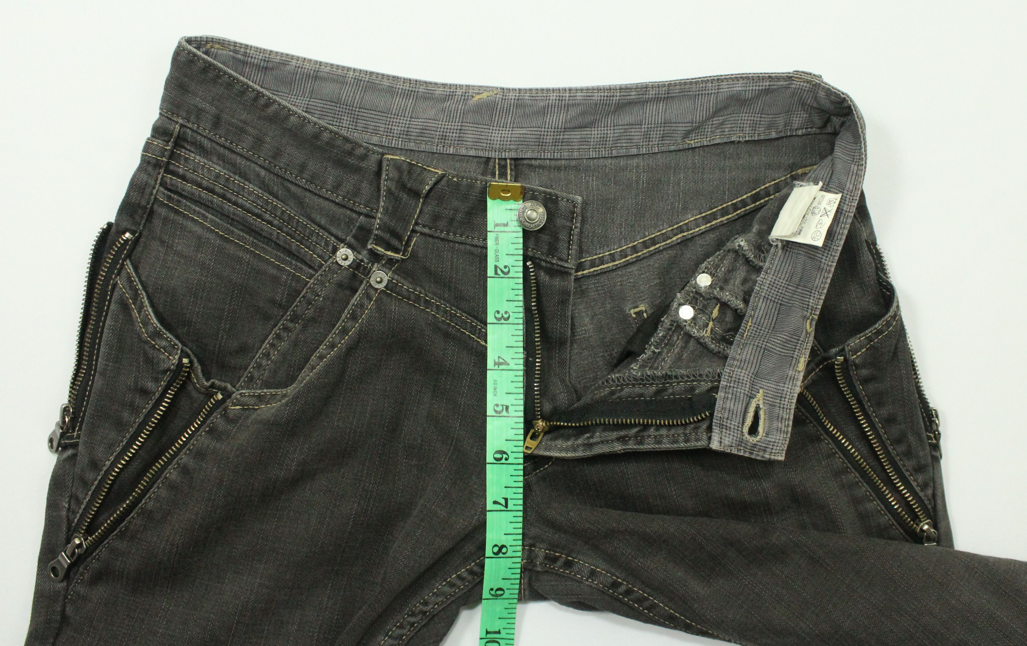 PPFM PPFM Denim Stretchy Multi Zippers Pockets Size US 30 / EU 46 - 22 Thumbnail