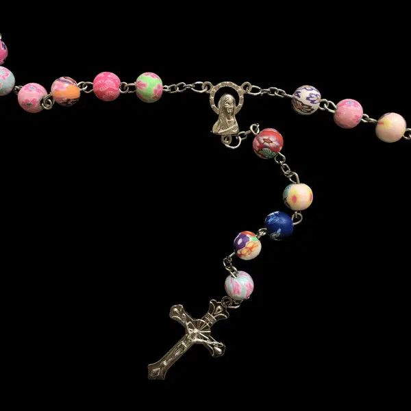Jewelry Saint Benedict Rosary Necklace Chain Catholic Church Jesus Size ONE SIZE - 4 Thumbnail