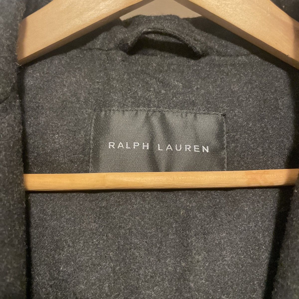 Polo Ralph Lauren × Ralph Lauren × Ralph Lauren Black Label Ralph Lauren RL Black Label Wool Down Jacket Hooded Size XL Size US XL / EU 56 / 4 - 4 Thumbnail