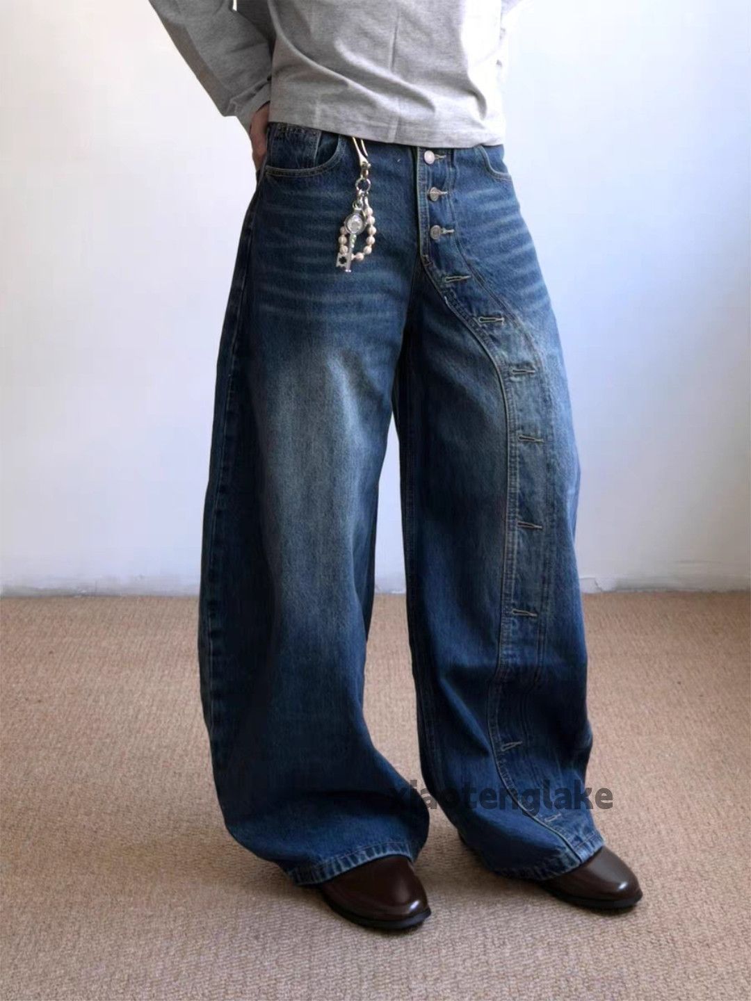 Jean xtl maisonmargiela marni style flared baggy faded jeans Size US 28 / EU 44 - 4 Thumbnail