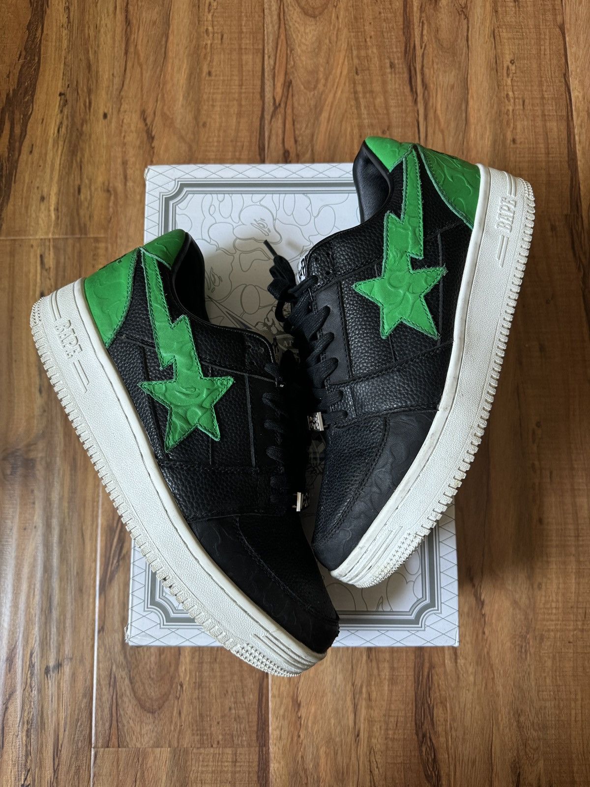 Bape Bape x Gunna Bapesta Low Size US 10.5 / EU 43-44 - 1 Thumbnail