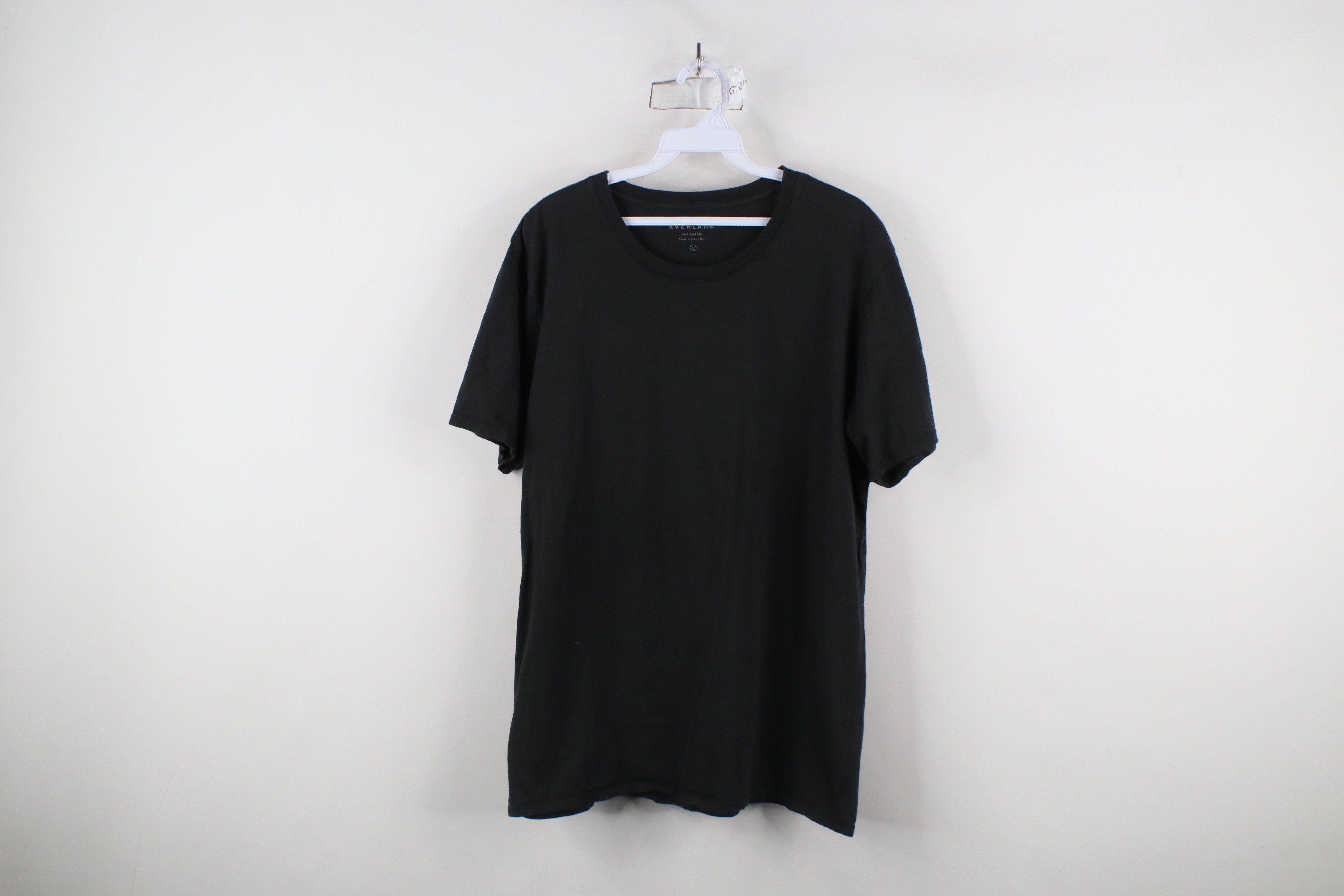 Everlane × Vintage Everlane Faded Blank Cotton Short Sleeve T-Shirt Black USA Size US L / EU 52-54 / 3 - 1 Thumbnail