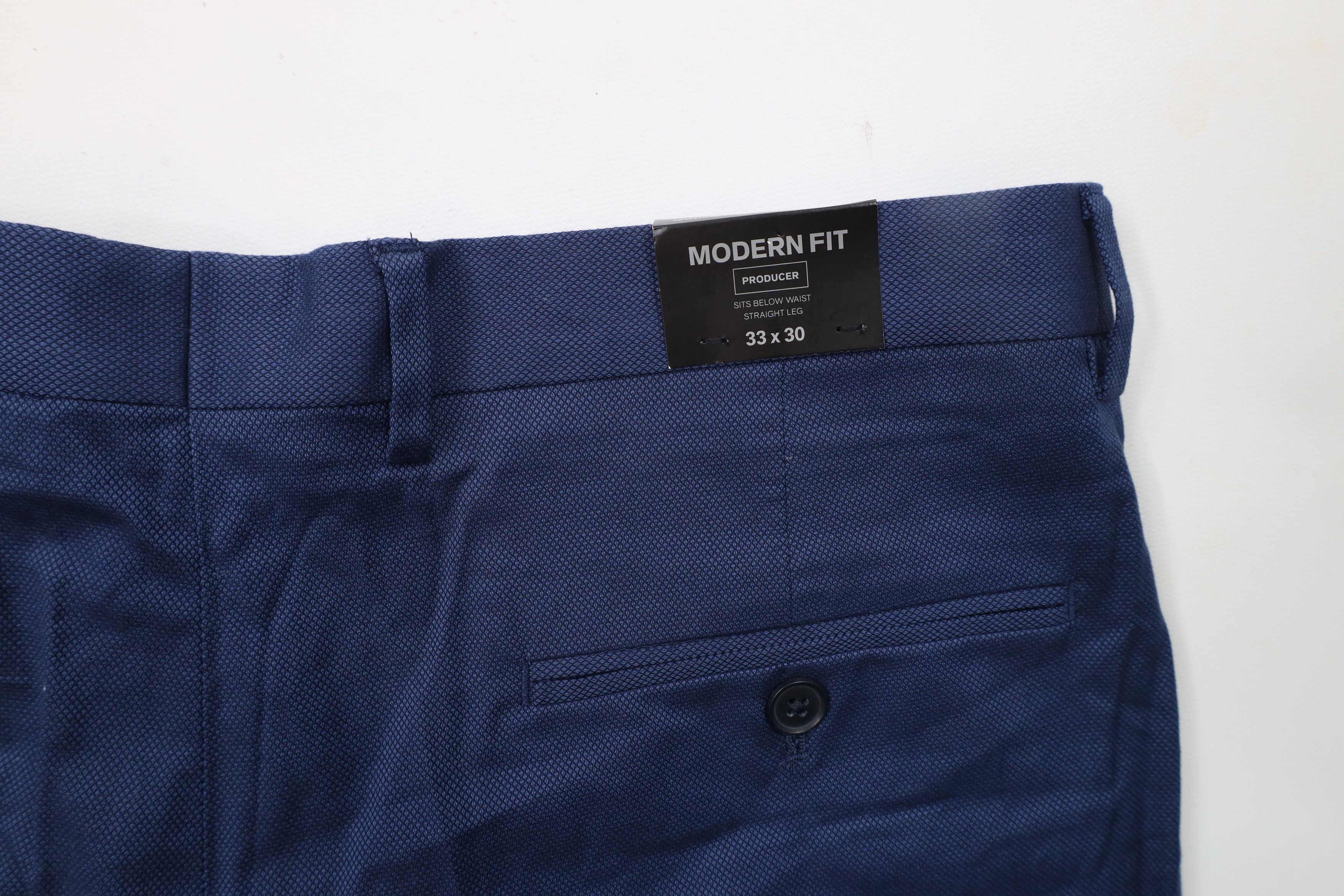Express × Vintage New Express Producer Straight Leg Chino Pants Trousers Blue Size US 33 - 13 Thumbnail