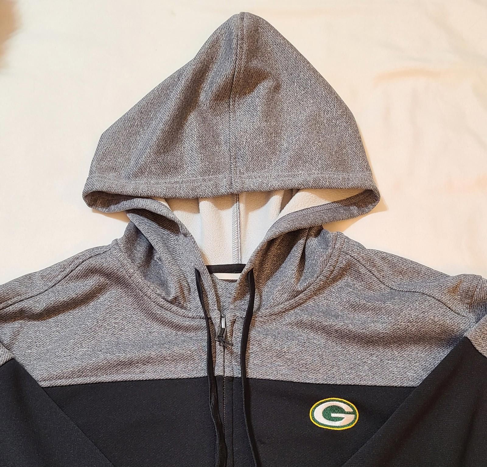 Cutter & Buck Cutter & Buck Green Bay Packers LS Hoodie Size XL Pop Fly Size ONE SIZE - 2 Thumbnail