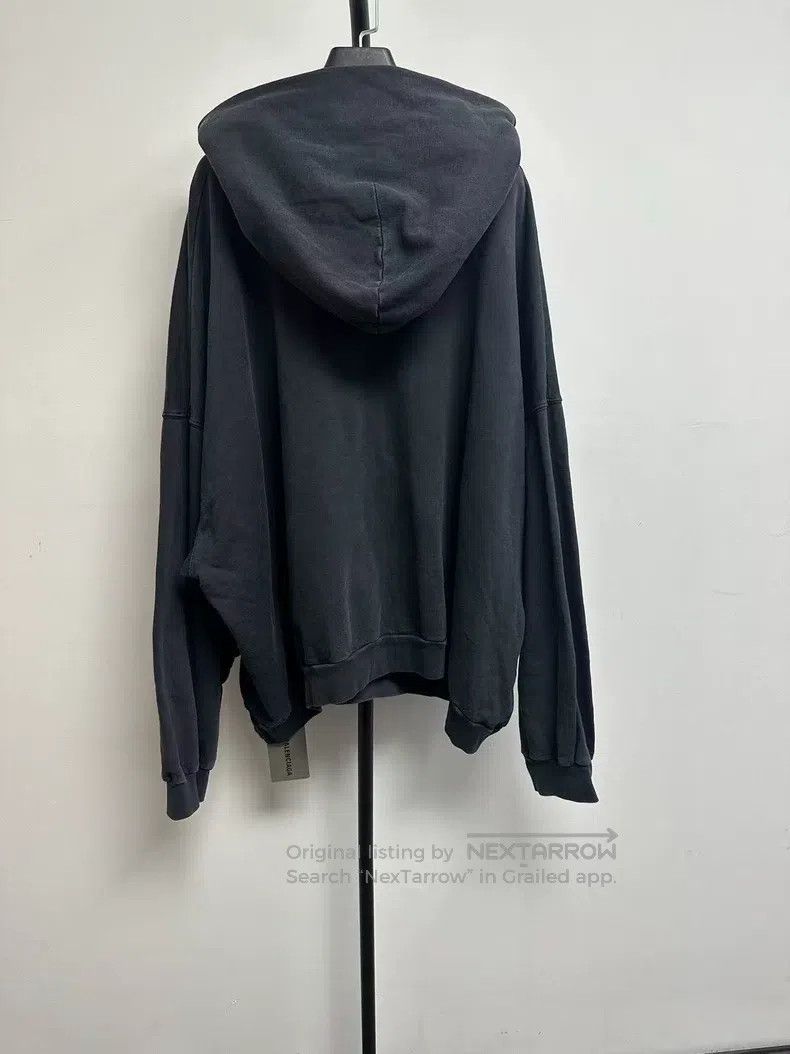 Balenciaga Balenciaga Plain color letter long-sleeve sweatshirt black Size US M / EU 48-50 / 2 - 2 Thumbnail