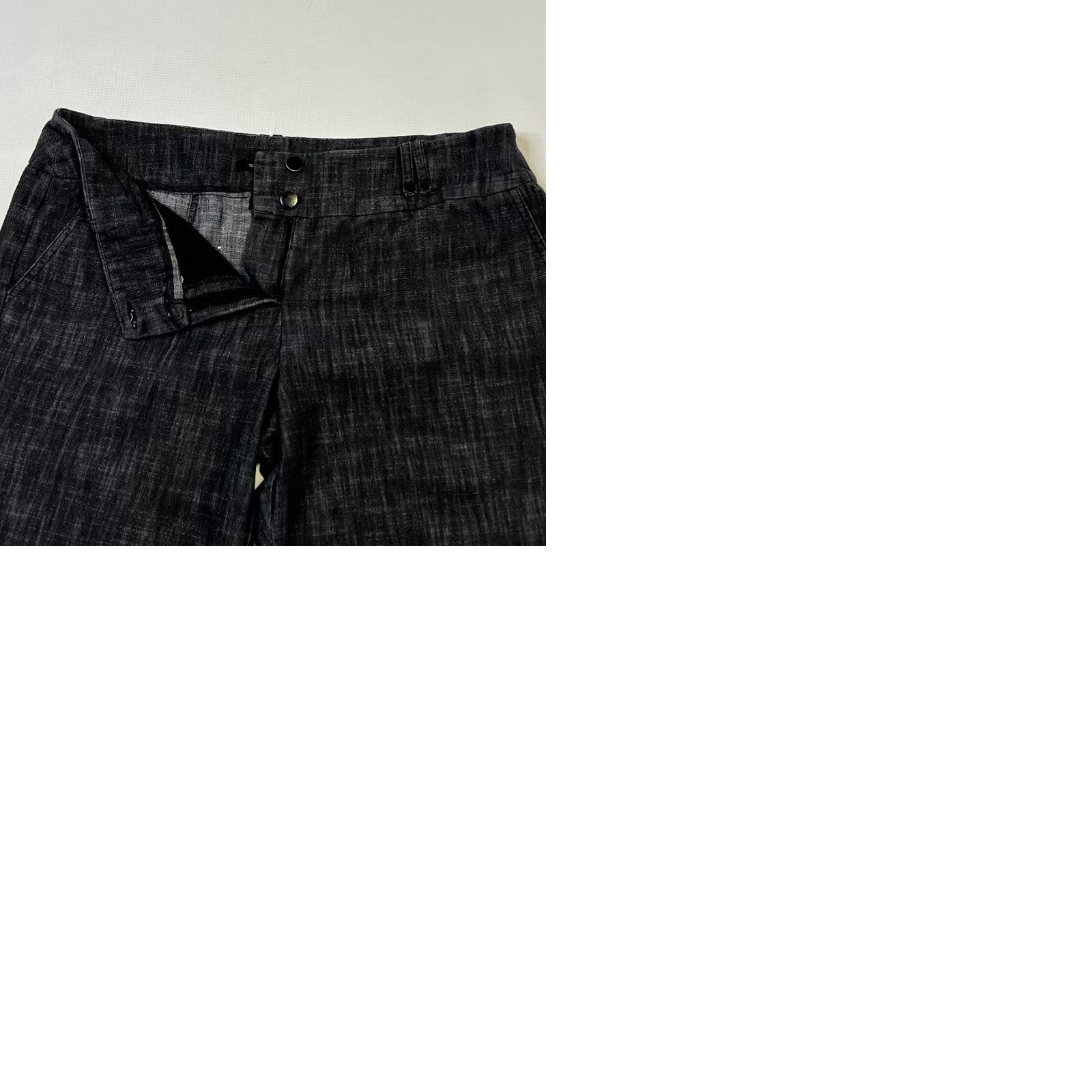 Sandro Sandro Walking Shorts Denim MID-RISE Lightweight Stretch Size 14 20 Inseam Blue/Gray Casual Travel 40s College Mens Women Size 36" / US 14 / IT 50 - 9 Thumbnail