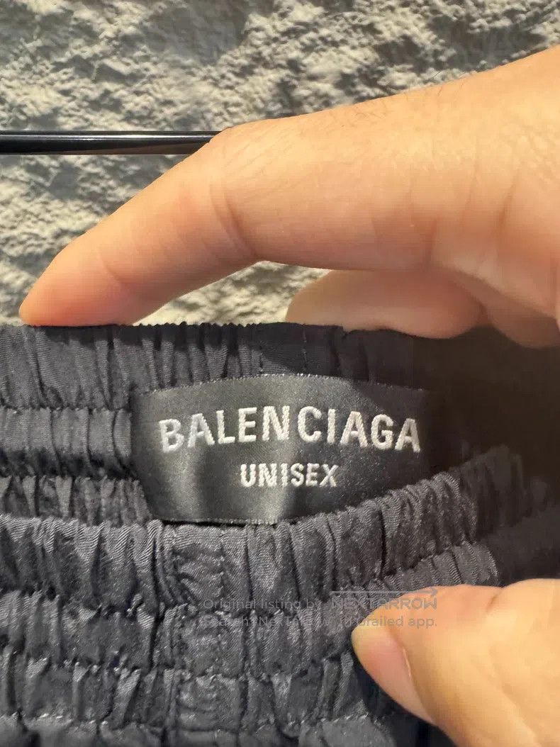 Balenciaga Balenciaga size XS Black and White Nylon 3B Sporty Embroid Size US 27 - 3 Thumbnail