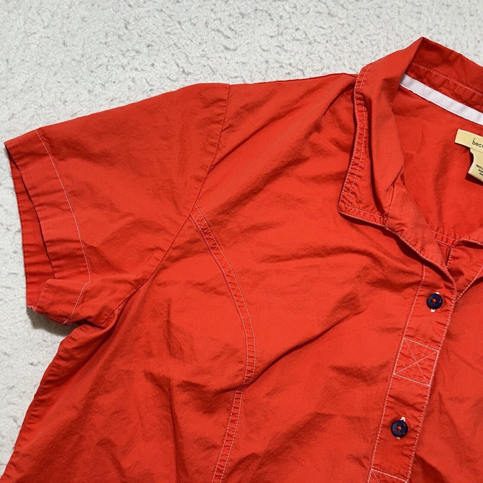 Other Bechamel Women's XL Button Down Collared Shirt Pink Top Size XL / US 12-14 / IT 48-50 - 5 Thumbnail