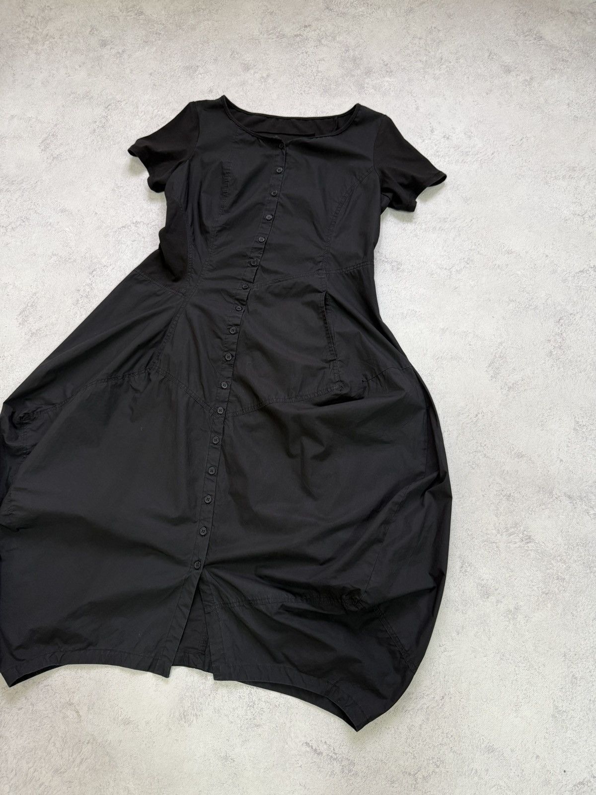 Rundholz Rundholz Black Label Asymmetric Balloon Button Up Midi Dress Size M / US 6-8 / IT 42-44 - 10 Thumbnail