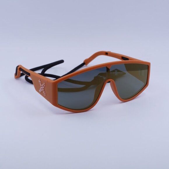Kenzo 🕶️ New Kenzo KZ40132U-Y 43C Sunglasses - Matte Orange Frame Size ONE SIZE - 4 Thumbnail