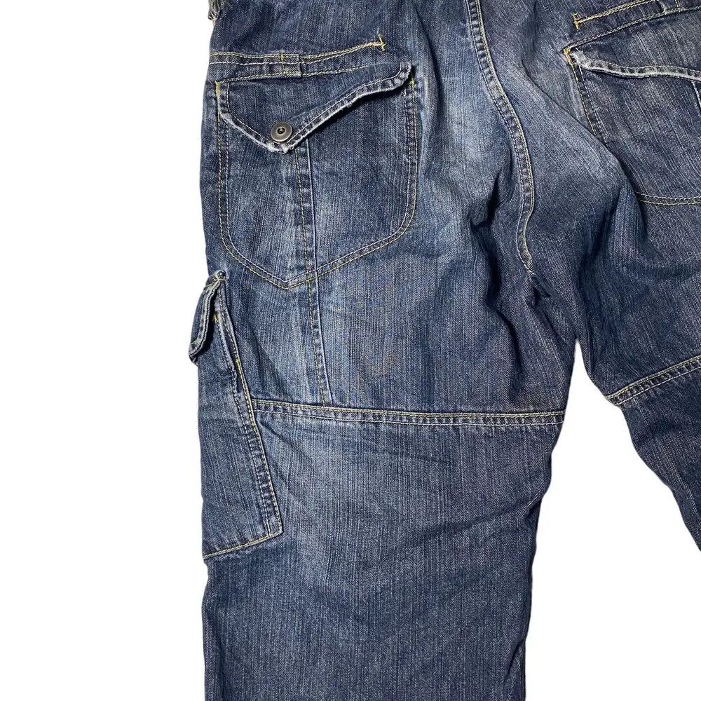 Japanese Brand lcco japanesebrand multizip pocket denim y2k lgb Size US 33 - 9 Thumbnail