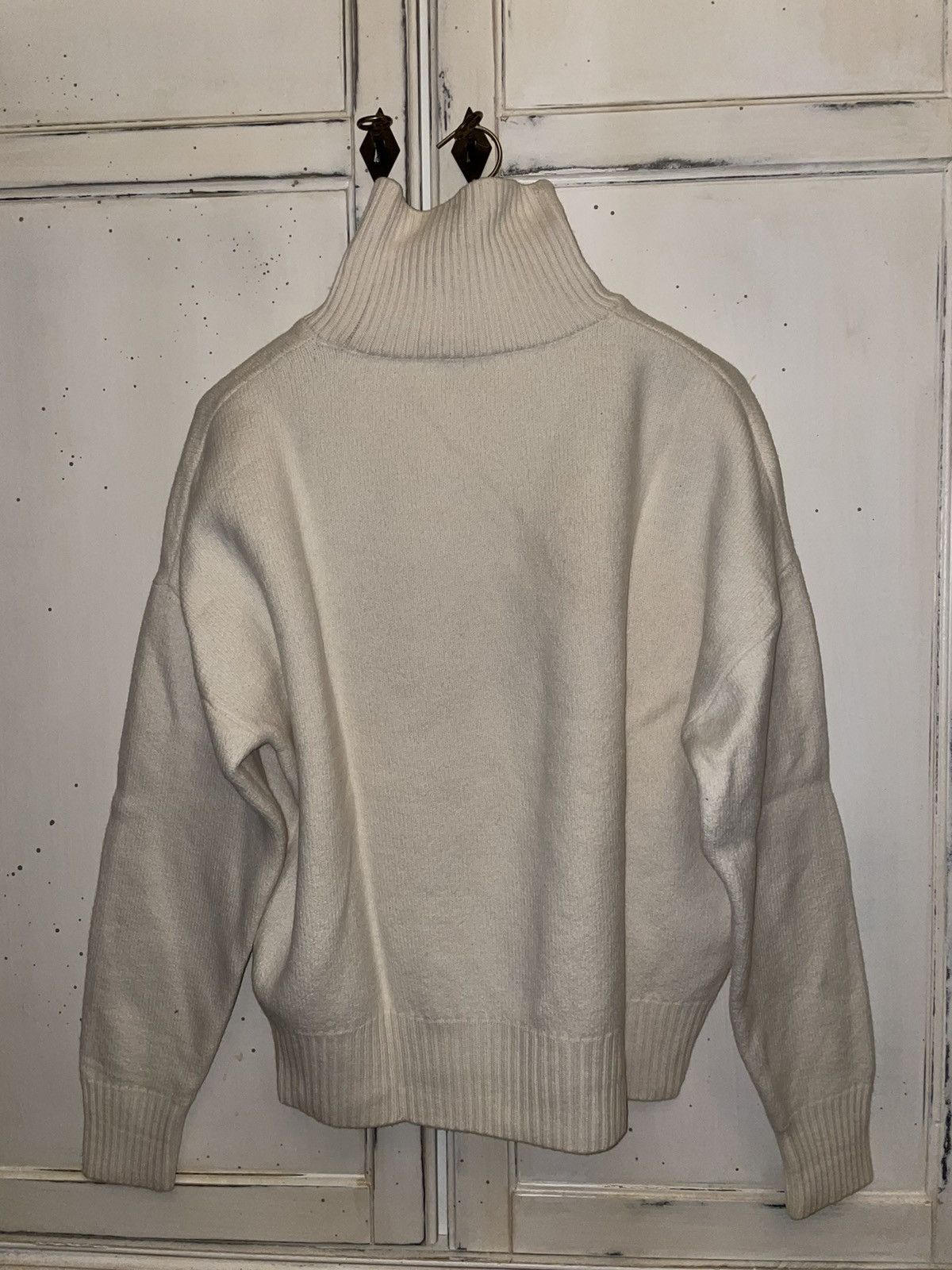 AMI Ami Paris turtleneck sweater white Size US M / EU 48-50 / 2 - 2 Thumbnail