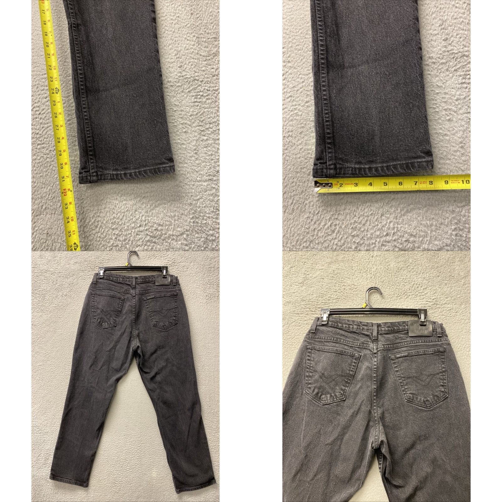 Harley Davidson Harley Davidson Jeans Womens Size 18 Black Straight /0003 Size 40" / US 18 - 8 Thumbnail