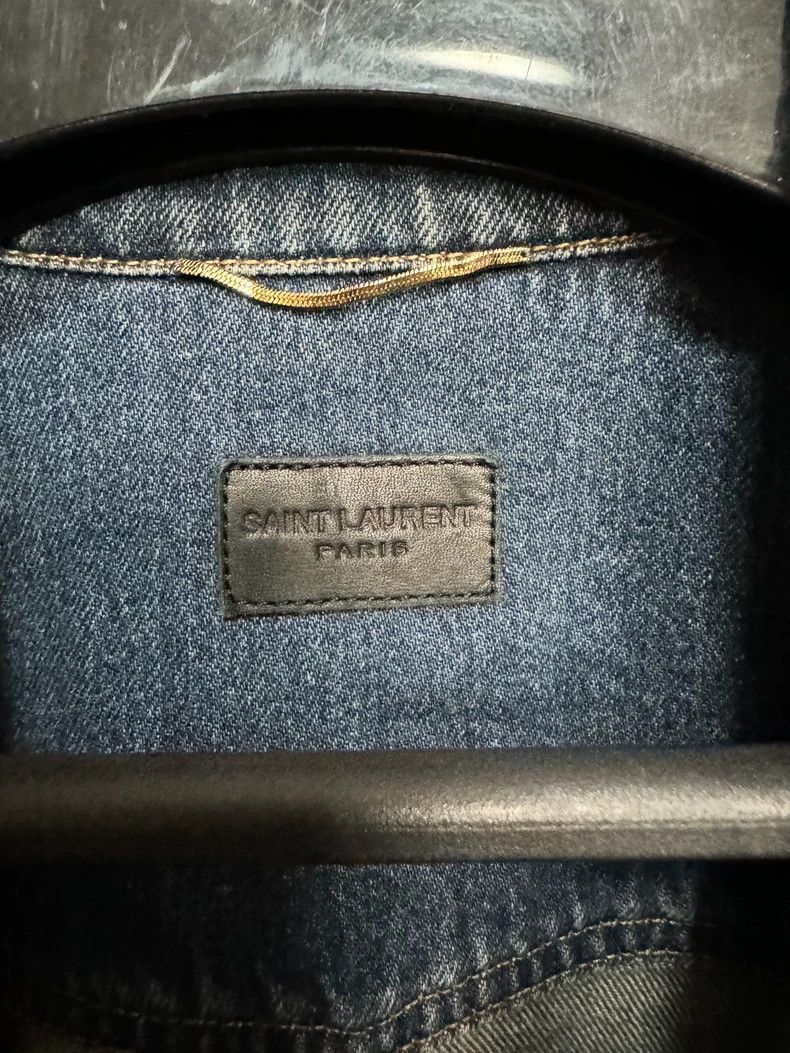 Saint Laurent Paris Saint laurent paris denim jacket 2506-Nextarrow Size US S / EU 44-46 / 1 - 2 Thumbnail