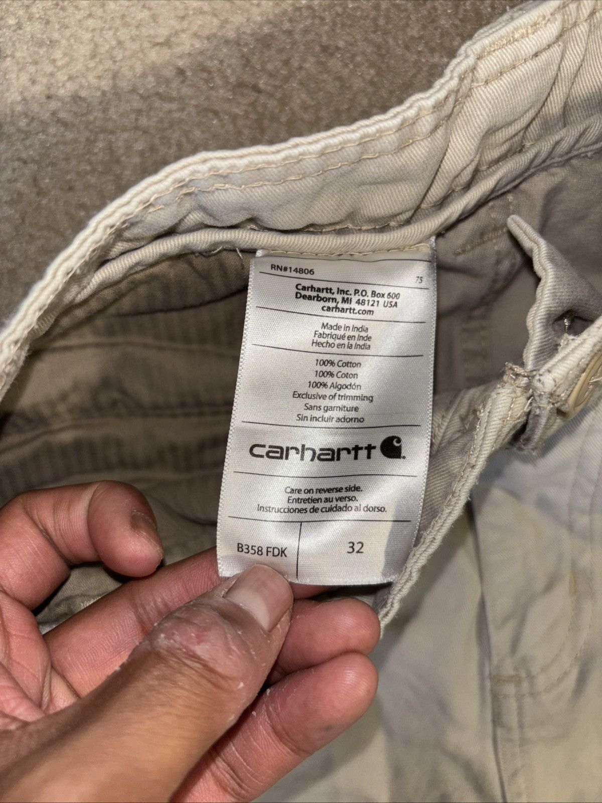 Carhartt CARHARTT Men's Rugged Flex Relaxed-Fit Cargo Shorts Size 32 Size US 32 / EU 48 - 3 Thumbnail