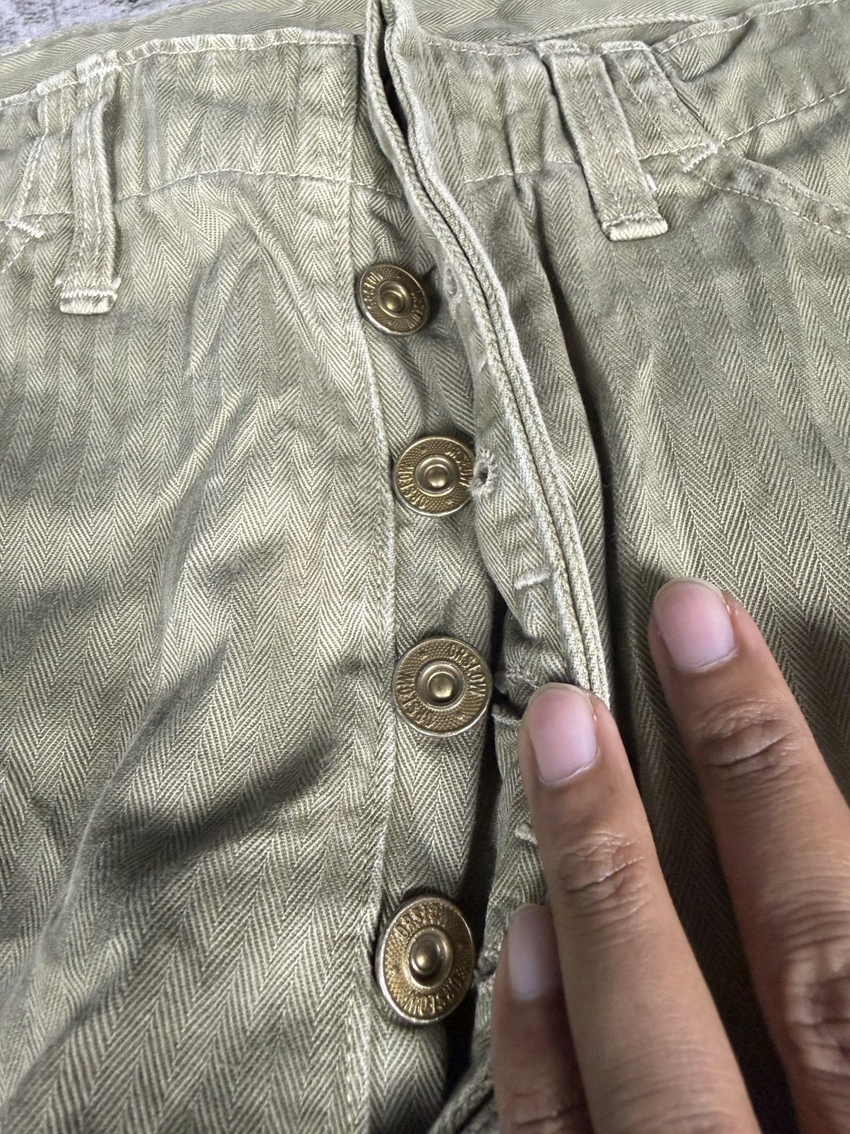 Orslow Orslow Herringbone Fatigue Pants Size US 30 / EU 46 - 3 Thumbnail