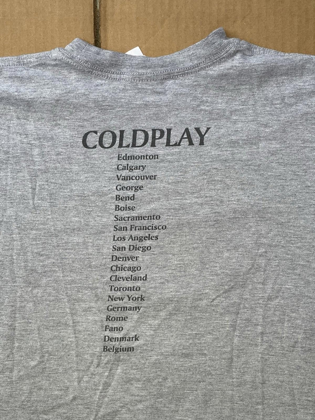 Band Tees VTG 2002 Coldplay A Rush of Blood To The Head Concert Band T Size US M / EU 48-50 / 2 - 3 Thumbnail