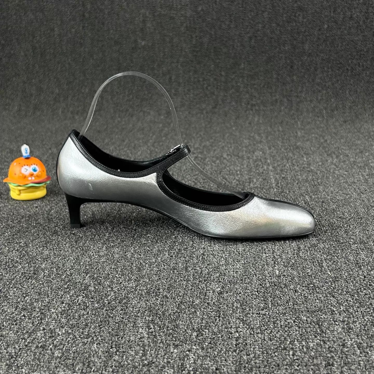 Hermes HERMES Silver Mary Jane Shoes Size 40 Size US 9.5 / IT 39.5 - 4 Thumbnail
