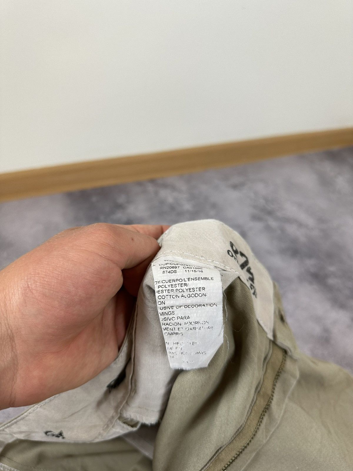 Dickies Vintage Dickies 874 Faded Beige Y2K Work Opium Skater Pants Size US 36 / EU 52 - 16 Thumbnail
