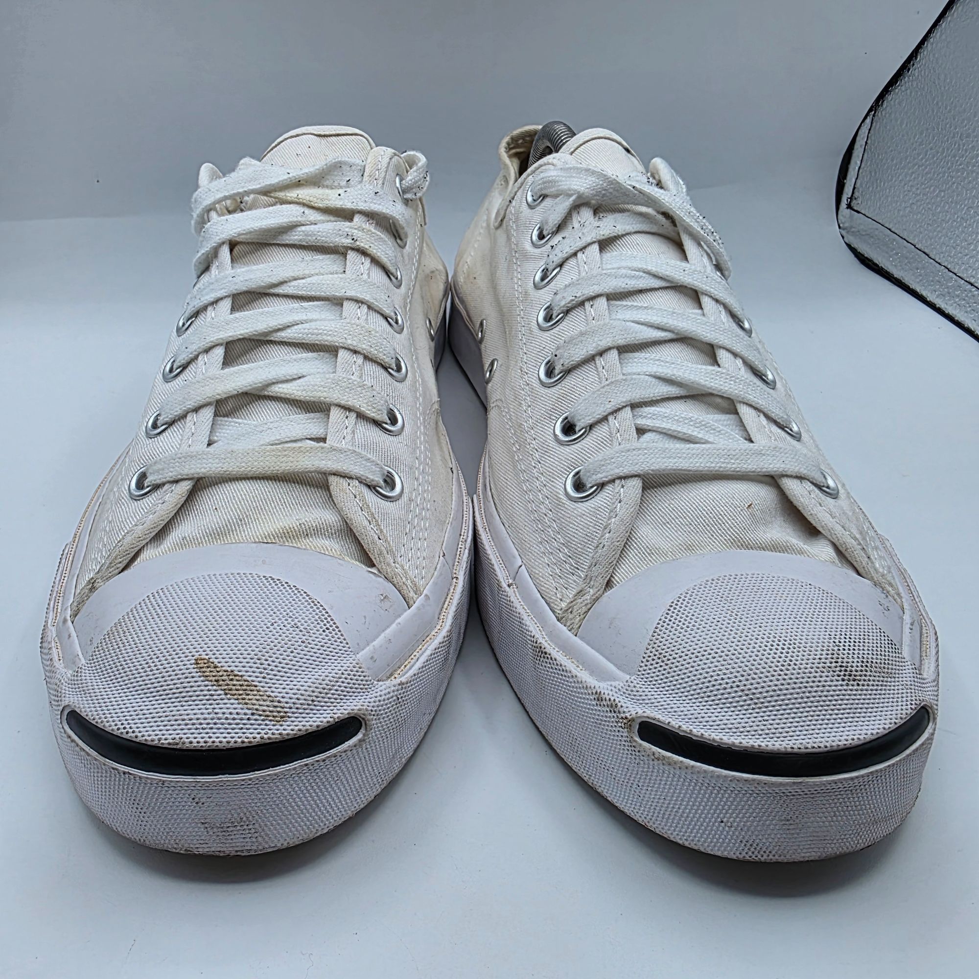 Converse Converse Jack Purcell Ox Mens Size 11.5 White Sneaker Shoes Size US 11.5 / EU 44-45 - 2 Thumbnail