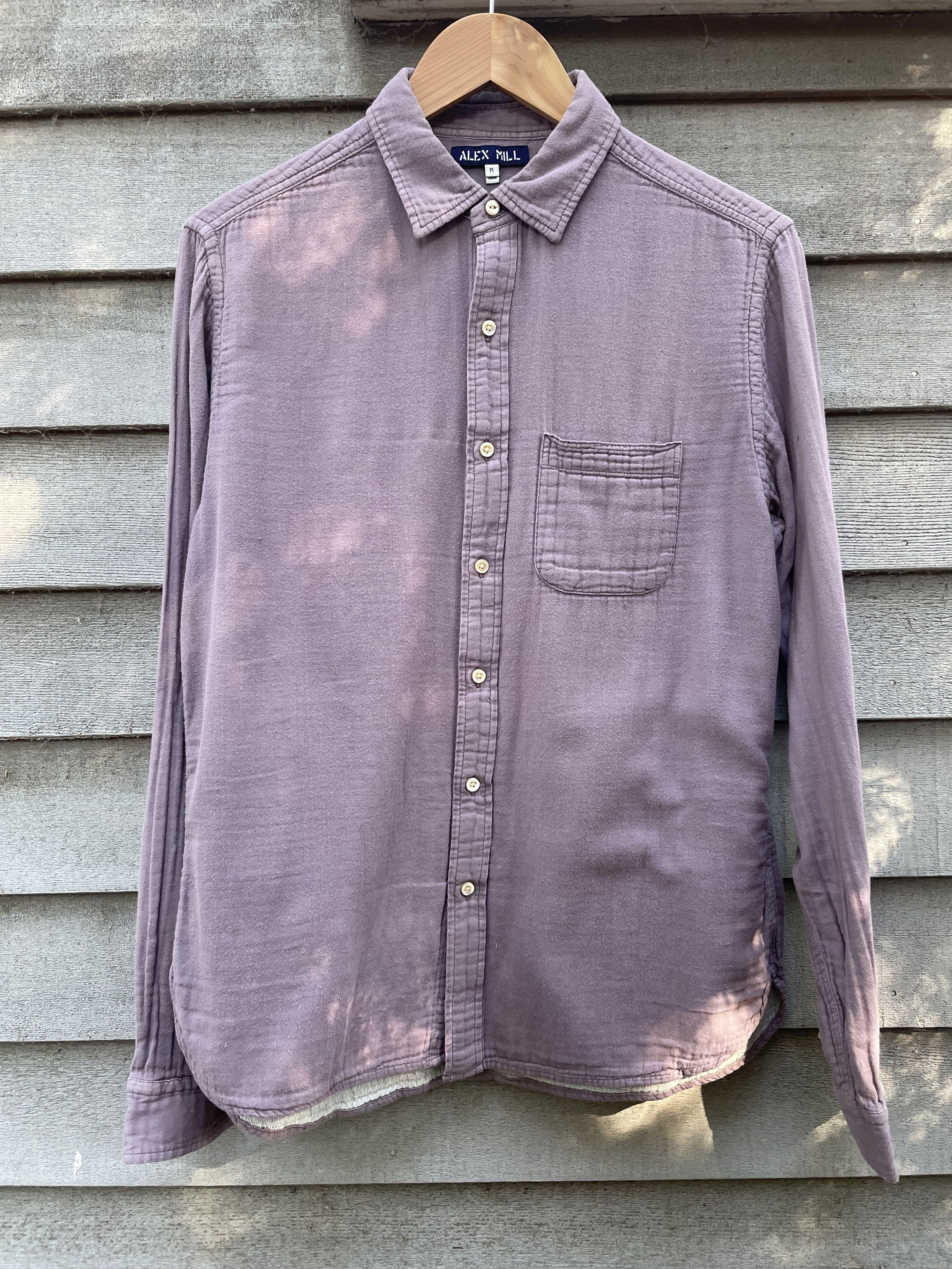 Alex Mill Double gauze lavender shirt Size US M / EU 48-50 / 2 - 1 Thumbnail